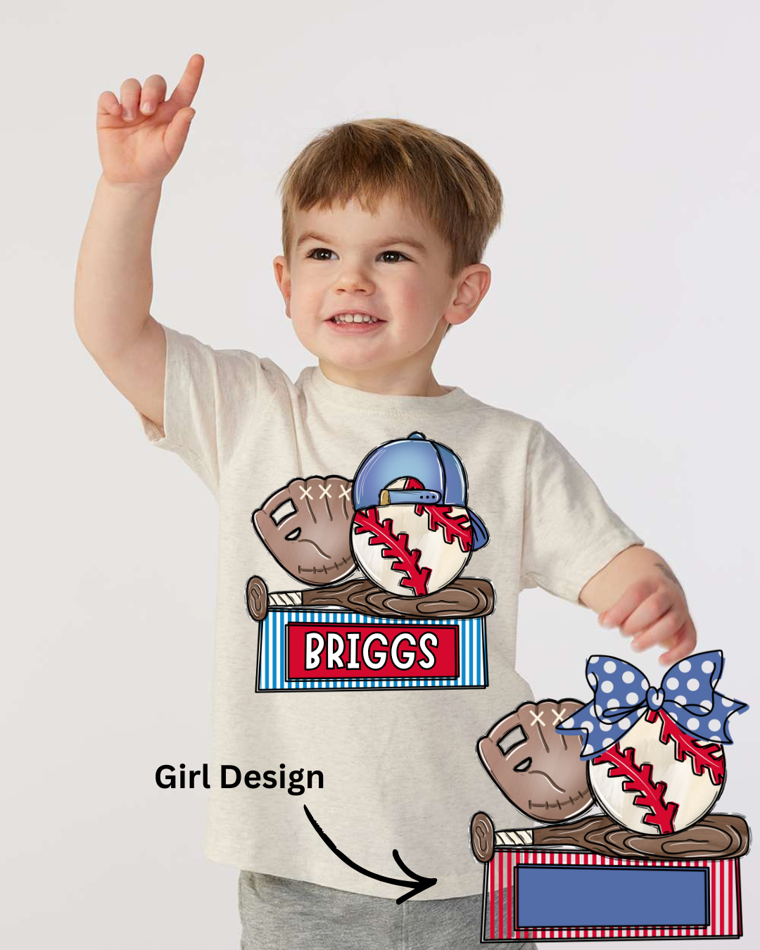 Kids Baseball Tee