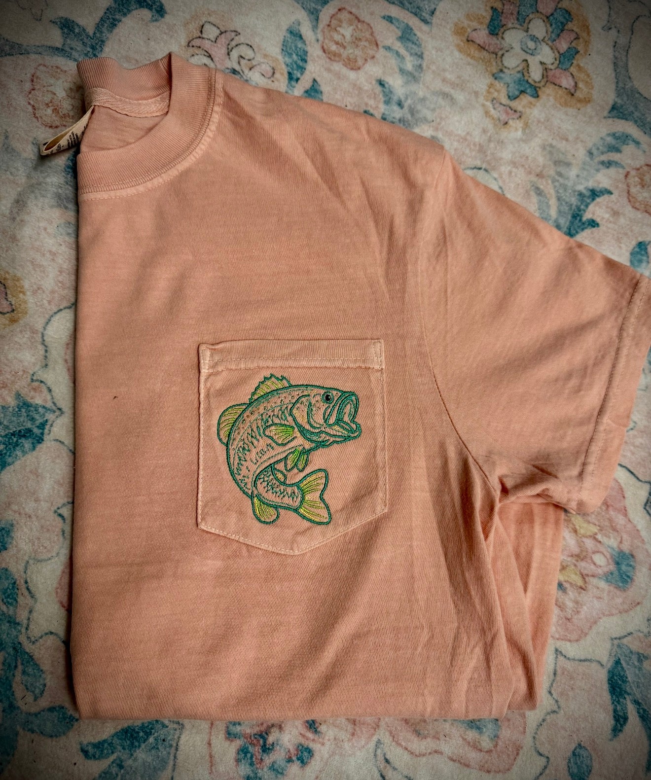 Embroidered Bass Tee