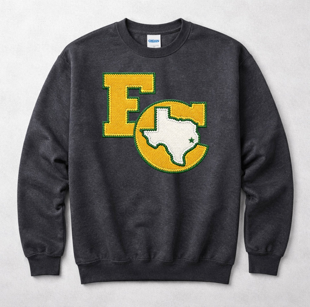 Faux Appliqué Sweatshirt