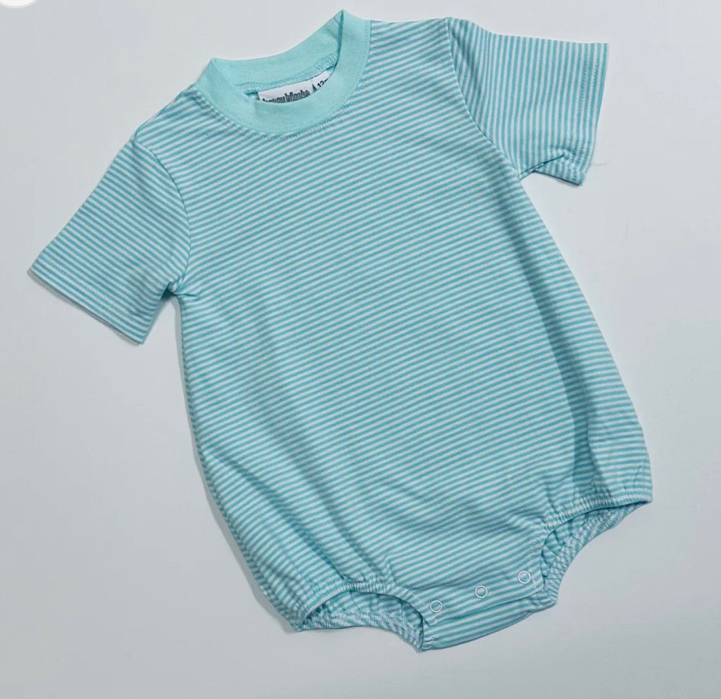 Embroidered Striped Bubble