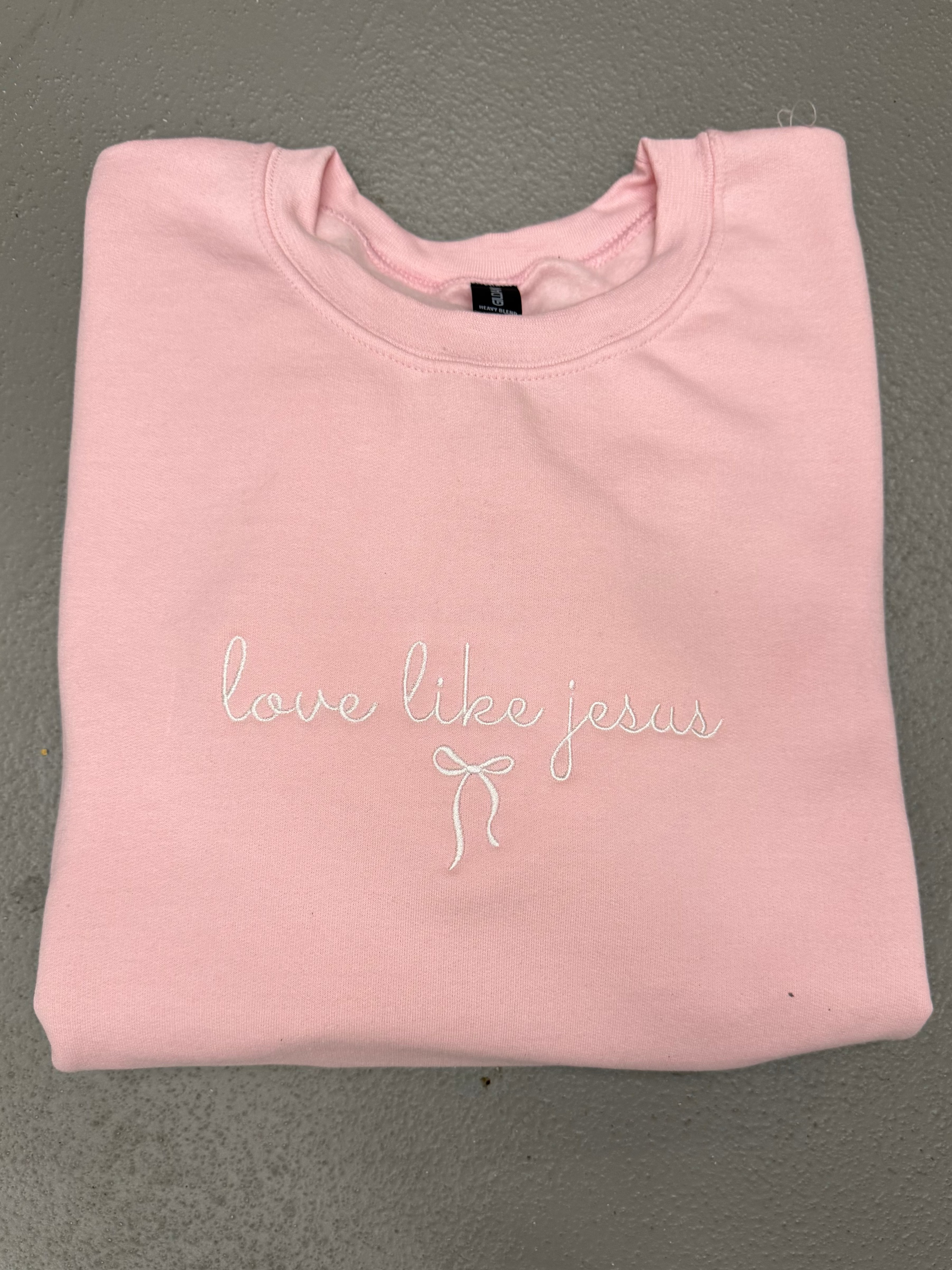 Love Like Jesus Embroidered