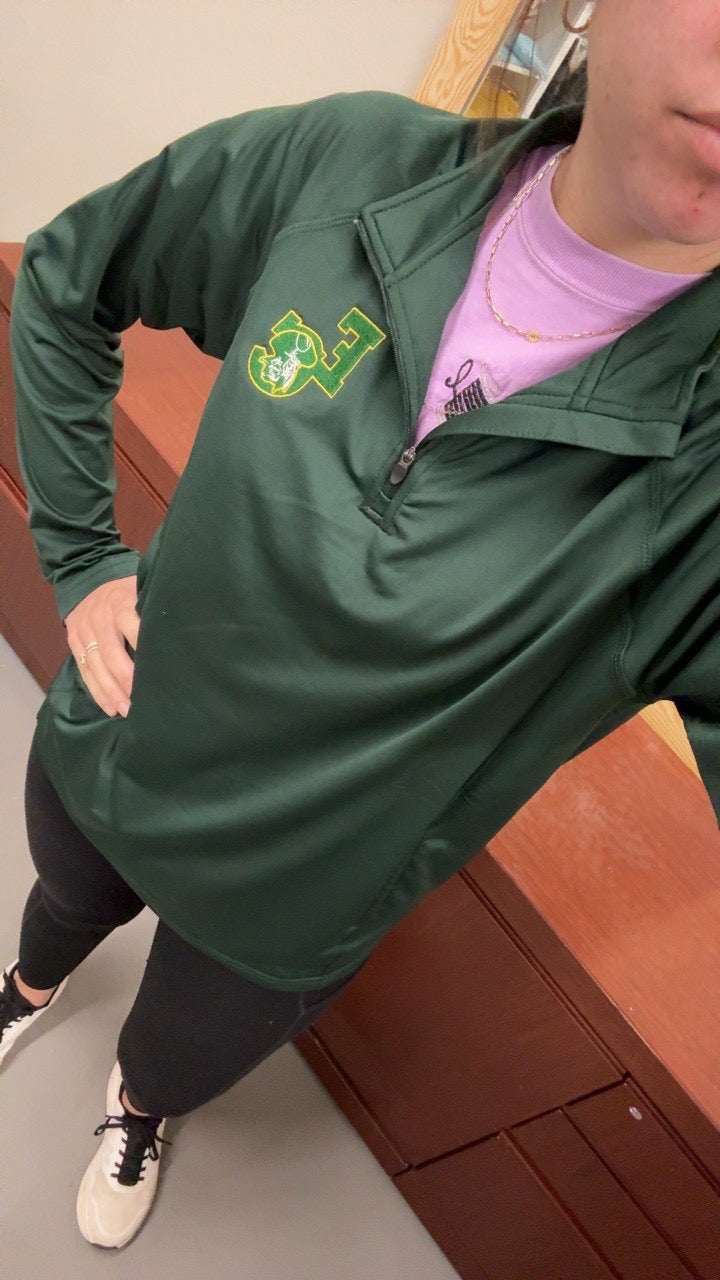 Embroidered 1/4 Zip