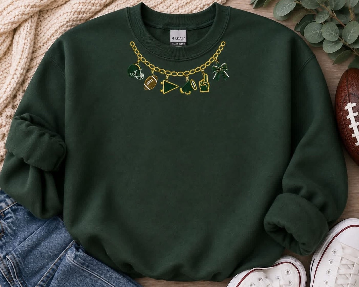 Charm Necklace Sweatshirt