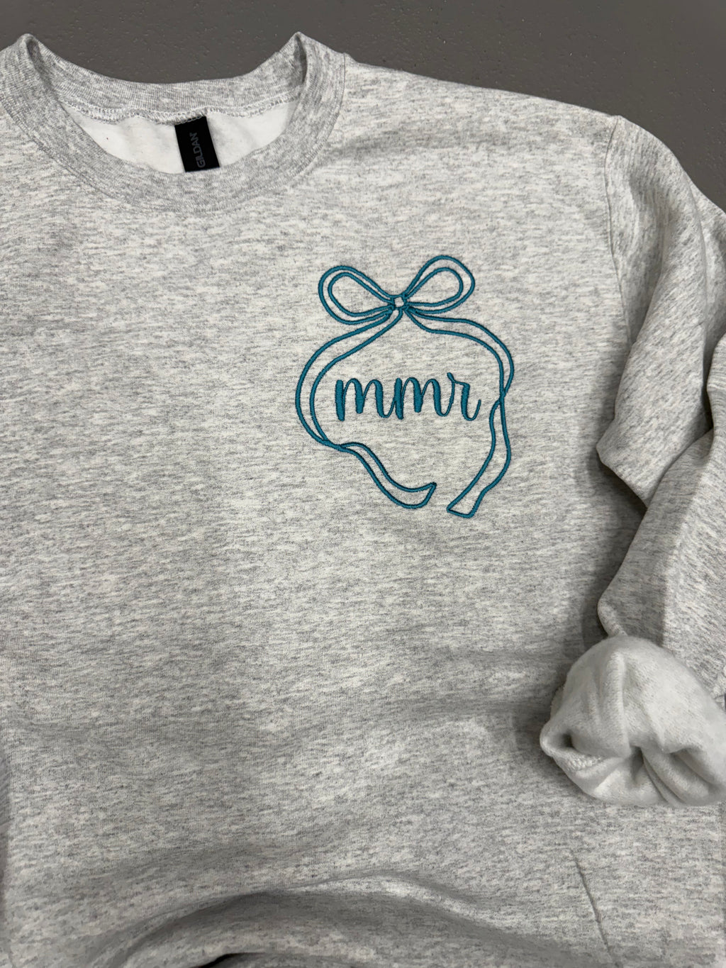 Monogrammed Bow Sweatshirt