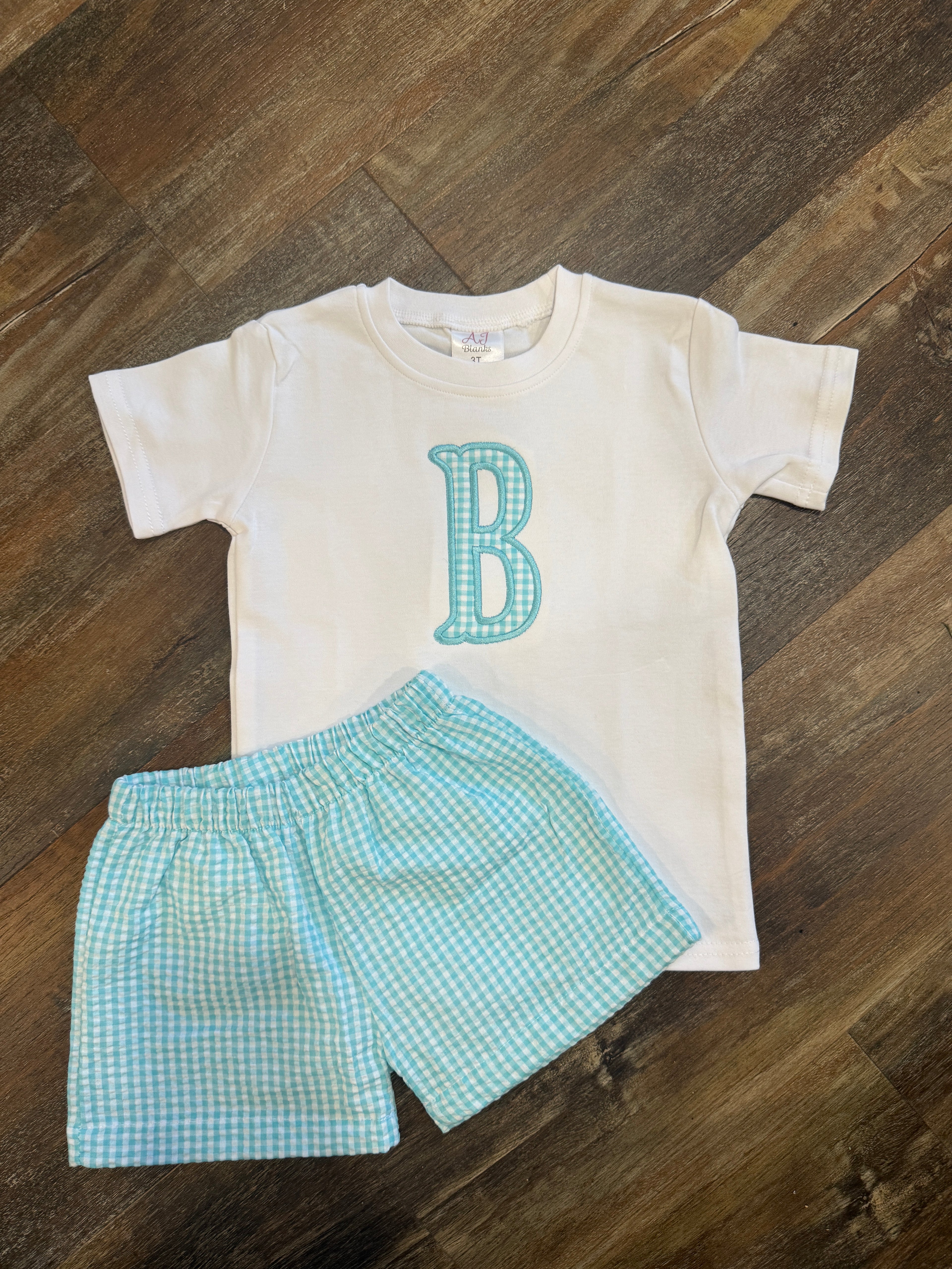 Applique Shirt & Shorts Set