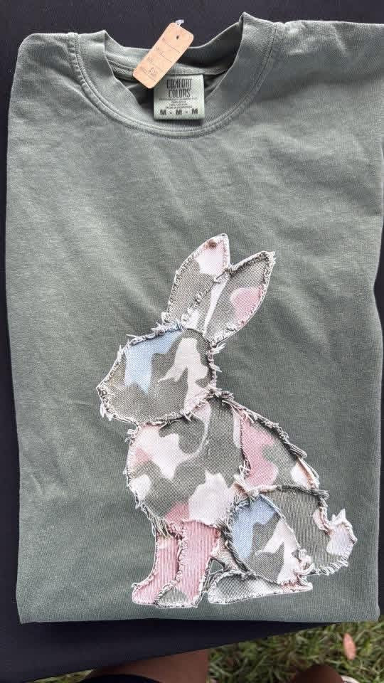 Printed Camo Bunny