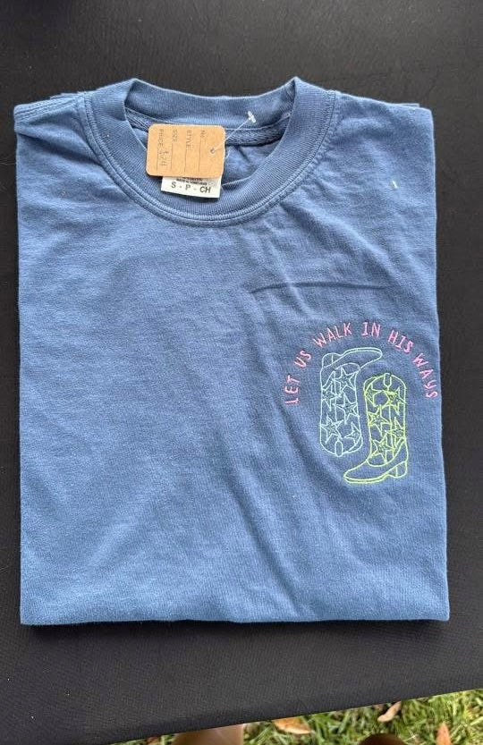 Let Us Walk in His Ways - Embroidered